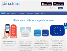 Tablet Screenshot of cashcloud.com